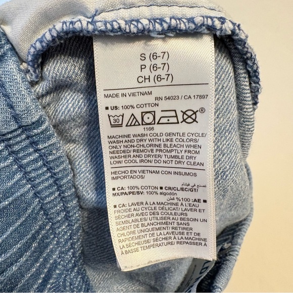 Old Navy Light Blue Denim Girls' Shorts and Cat and Jack denim shorts - Picture 11 of 15